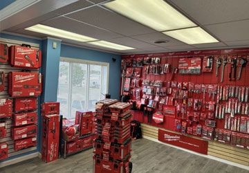 Milwaukee tools available ad Hughes Supply Sanford North Carolina